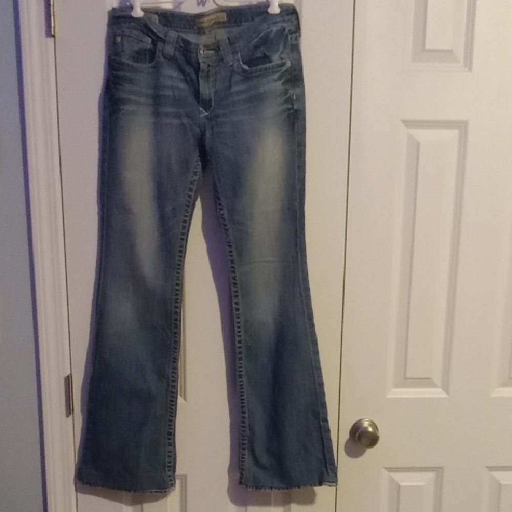 Big Star Women's Wide Leg Jeans in Denim Blue